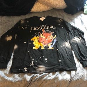Disney Lion King bleach-dyed T-Shirt! OBO